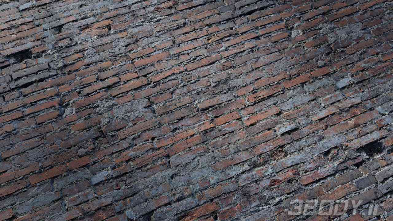 متریال دیوار آجری Wall Brick عکس 1